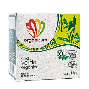 Chá Verde 10 Sachês X 12g Organicum