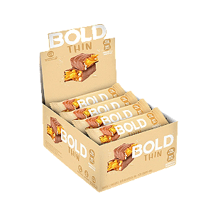 Bold Thin Caramelo 12un 40g Bold Snacks