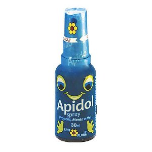 Spray Apidol Kids Própolis, Menta e Mel 30ml Apisflora