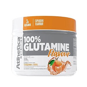 100% Glutamine Flavour Tangerina 200g Atlhetica Nutrition