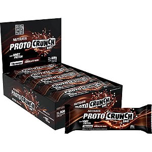 Proto Crunch Bar Chocolate Dark 10un 60g Nutrata