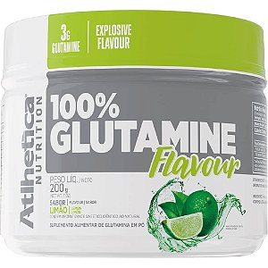 100% Glutamine Flavour Limão 200g Atlhetica Nutrition