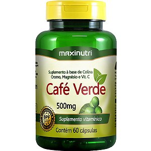 CAFE VERDE 60CPS 500MG MAXINUTRI