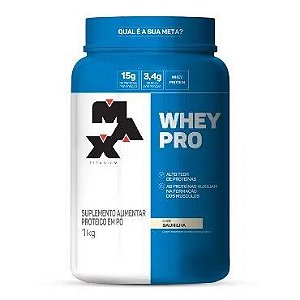Whey Protein Pro 1Kg Baunilha Max Titanium