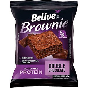 Brownie Proteina Chocolate 10Un 40G Belive