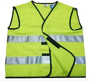 COLETE REFLETIVO AMARELO COM VELCRO Tam GG - HÉRCULES