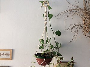 Suporte para plantas macramê