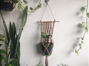 Suporte para plantas macramê Painel