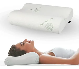 Travesseiro NASA Cervical Ortopédico Dr Coluna Bambu Sleep Antialérgico