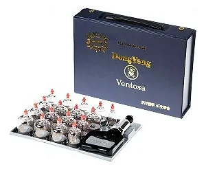 Kit de Ventosas Dong Yang Premium - Pistola de Sucção 17 Copos