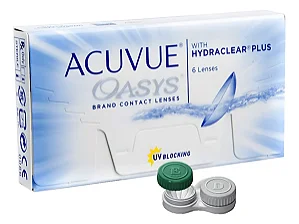 Lentes de Contato Acuvue Oasys com Hydraclear Plus – Caixa com 6 Lentes