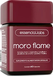 Moro Flame Emagrecimento Morosil Cromo Essencial Labs 60caps