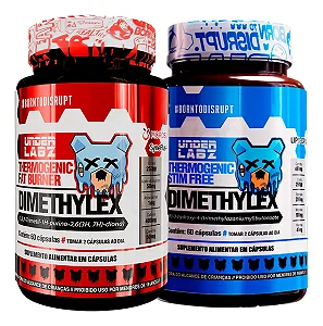 Kit Dimethylex Under Labz Original + Stim Free 2x60 Cápsulas