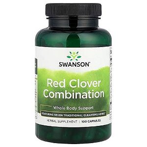 Swanson Red Clover Flower 430mg 90 Cápsulas Importado