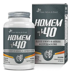 Suplemento Nutricional Homem +40 Óleo Semente Abóbora 60 Cápsulas
