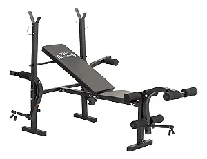 Banco de Supino com Voador Ajustável Dobrável WCT Fitness. Desconto Exclusivo.