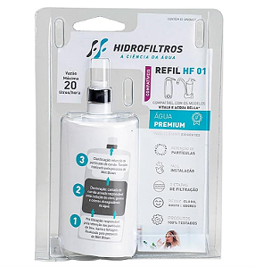 Refil Hidrofiltros Vela Filtro Água Compatível com Lorenzetti Acqua Bella e Vitale