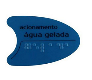Adesivo Lateral Azul “Água Gelada” para Bebedouro IBBL BDF PDF Smart H2O