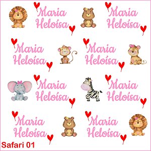 Manta Baby personalizado "SAFARI"