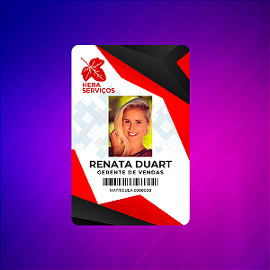 Crachá PVC personalizado RFID 13,56 khz
