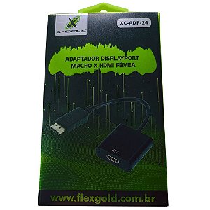 Cabo Adaptador Display Port x Hdmi X-Cell XC-ADP24