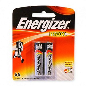 Pilha Alcalina AA E91BP Energizer Max com 2