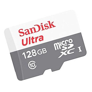 Cartão Memória Micro SD SanDisk Ultra C10 128GB
