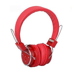 Headphone Xzhang B05 Bluetooth Vermelho
