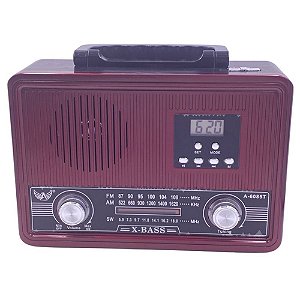 Rádio Portátil Altomex AD-6085 FM/AM/SW Vinho