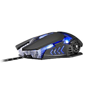 Mouse Gamer Warrior MO267 3200DPI Preto