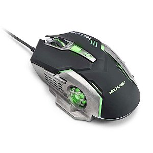 Mouse com Fio Gamer Multilaser MO269 2400DPI Preto