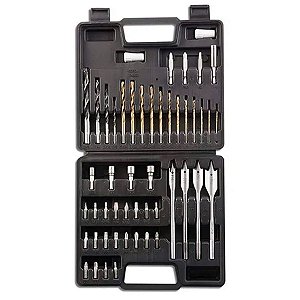 Kit Brocas e Bits Multilaser HO062 com Maleta