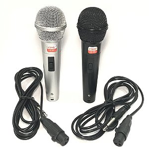 Microfone Dinâmico com cabo Lelong LE-901