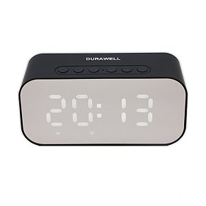 Rádio Relógio e Caixa de Som Durawell SPK-B015