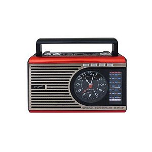 Rádio Song Star SS-595UBT AM/FM 3W Vermelho