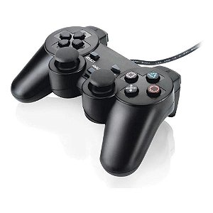 Controle PlayStation 2 LiuJiaPu P-305 com Fio