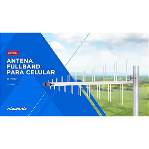 Antena Externa para Celular Rural Aquário CF-7000
