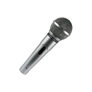 Microfone Leson MC-200 com cabo 5Mts Prata