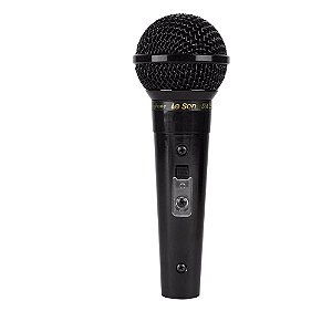 Microfone Leson SM-58 com cabo 5Mts Preto