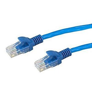 Cabo Rede Patch Cat5 X-Cell CX-CR-10M 10 Mts Azul