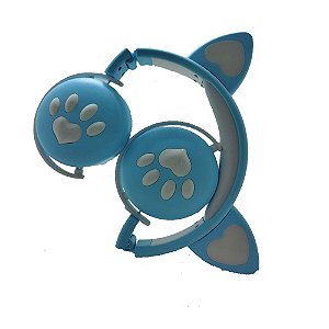 Headphone Gatinho Catear KTP-101 Bluetooth Azul