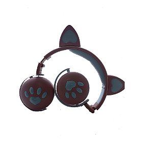 Headphone Gatinho Catear KTP-101 Bluetooth Rosa