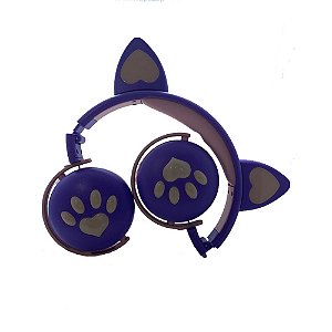 Headphone Gatinho Catear KTP-101 Bluetooth Roxo