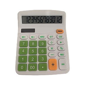 Calculadora Xhaday XH-837C-12 12 Dígitos Verde