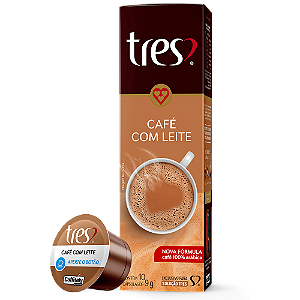 Cápsula de Café com Leite Três Corações