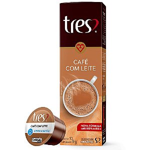 Cápsula de Café com Leite Três Corações