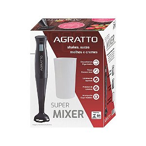 Mixer de Alimentos Agratto MX-01 127V 200W Preto