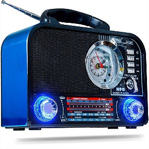 Rádio Portátil Lelong LE-643 AM/FM 3W Azul