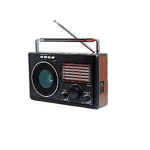 Rádio Portátil YS-808BT AM/FM 3W Marrom
