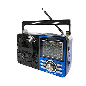 Rádio Portátil KTS PGXB-1088S AM/FM 3W Azul